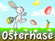 Jump�n�Run-Spiel: Osterhase