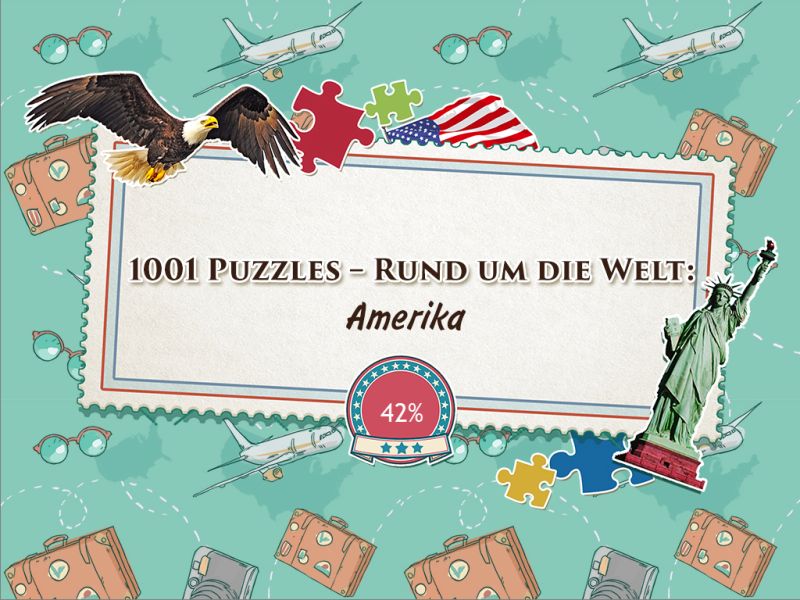 1001-puzzles-rund-um-die-welt-amerika - Screenshot No. 1