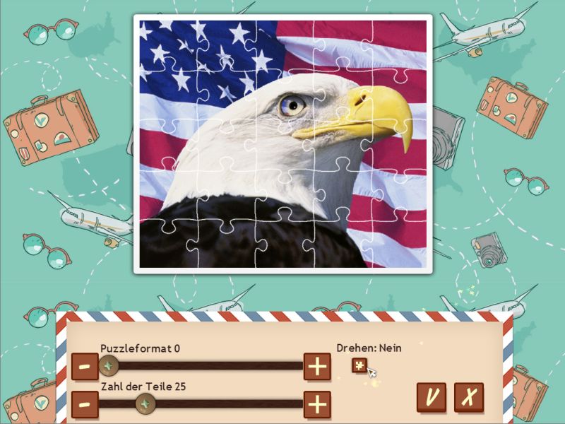 1001-puzzles-rund-um-die-welt-amerika - Screenshot No. 2