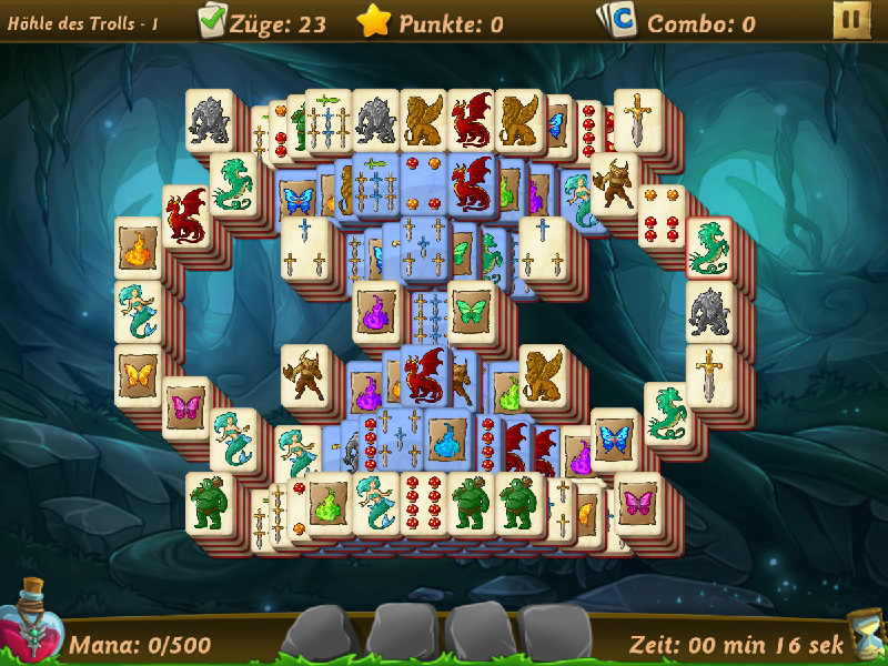 elfen-vs-goblins-mahjongg-world - Screenshot No. 2