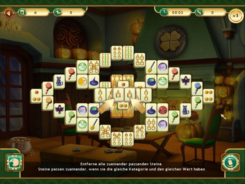 grusel-mahjong - Screenshot No. 1