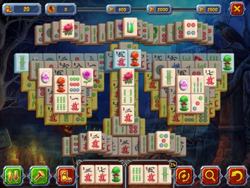halloween-geschichten-mahjong - Screenshot No. 1