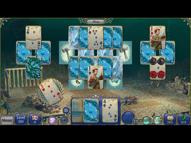 jewel-match-atlantis-solitaire-3 - Screenshot No. 3