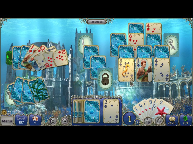 jewel-match-atlantis-solitaire - Screenshot No. 2
