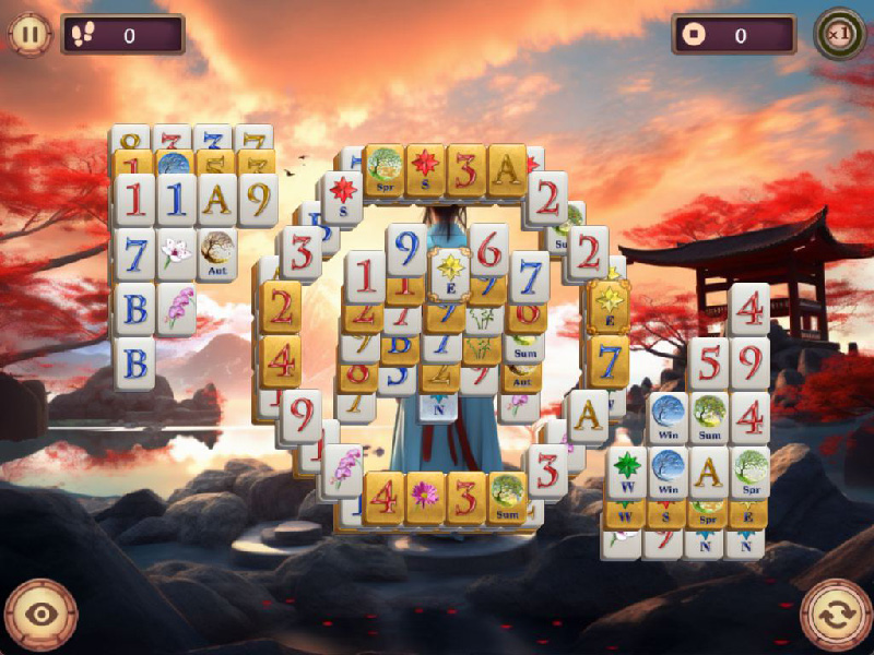 rising-sun-mahjong - Screenshot No. 2
