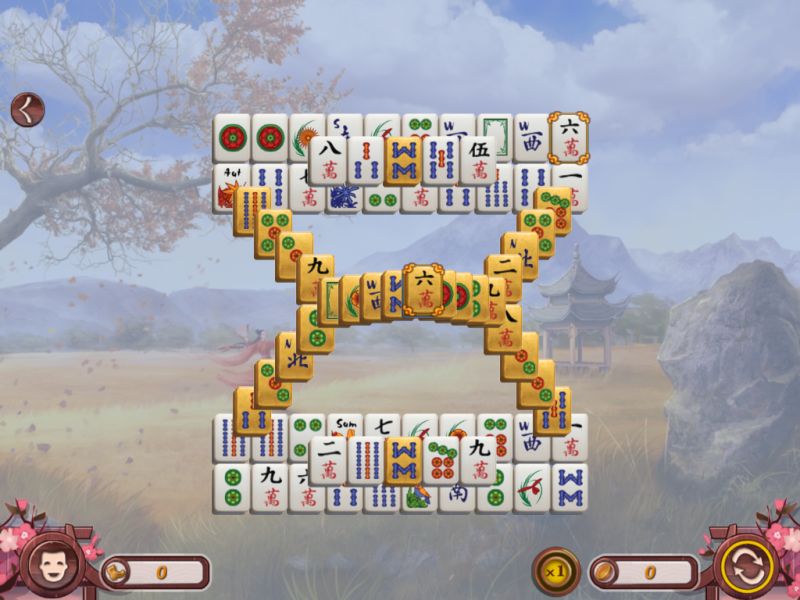 sakura-day-mahjong - Screenshot No. 1