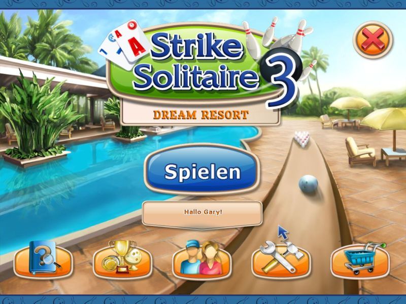 strike-solitaire-3-dream-resort - Screenshot No. 1
