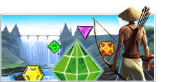 3-op-een-rij-Spiel: Jewel Venture