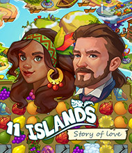 3-Gewinnt-Spiel: 11 Islands: Story of Love