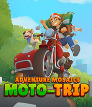 Logik-Spiel: Adventure Mosaics: Moto-Trip
