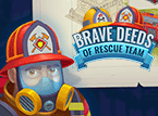 click-management-Spiel: Brave Deeds of Rescue Team