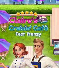 Klick-Management-Spiel: Claire's Cruisin' Cafe Fest Frenzy