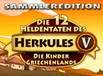 Jetzt das Klick-Management-Spiel Die 12 Heldentaten des Herkules 5: Die Kinder Griechenlands Sammleredition kostenlos herunterladen und spielen!! Klick-Management-Spiel: Die 12 Heldentaten des Herkules 5: Die Kinder Griechenlands Sammleredition