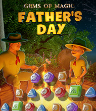 3-Gewinnt-Spiel: Gems of Magic - Father's Day