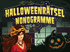 Jetzt das Logik-Spiel Halloweenrätsel: Nonogramme kostenlos herunterladen und spielen!! Logik-Spiel: Halloweenrätsel: Nonogramme