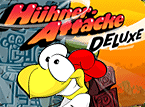 Jetzt das Action-Spiel Hühner-Attacke Deluxe kostenlos herunterladen und spielen!! Action-Spiel: Hühner-Attacke Deluxe
