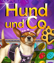 3-Gewinnt-Spiel: Hund und Co.