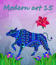 Logik-Spiel: Modern Art 15