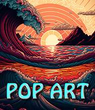 Logik-Spiel: Pop Art