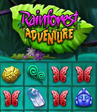 3-Gewinnt-Spiel: Rainforest Adventure: Die Urwald-Juwelen