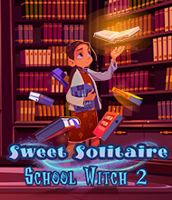 Solitaire-Spiel: Sweet Solitaire: School Witch 2