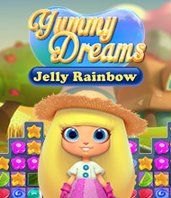 3-Gewinnt-Spiel: Yummy Dreams: Jelly Rainbow
